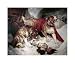 Alpine Mastiffs Reanimating a Distressed Traveller - Sir edwin Landseer Art Print Poster - 20 x 16.75