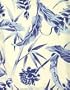Ginger Heliconia - Hawaiian Capri Pants in Cream - S