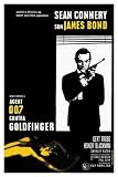 James Bond (Goldfinger, French) Movie Poster Print - 24 X 36