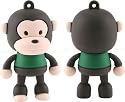8GB Baby Monkey Affenbaby USB 2.0 High Speed Silikon Stick Pen Disk f&uuml;r Windows und MacOS gro&szlig;es Geschenk (8GB, Braun)