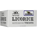 Newman's Own Organics Black Licorice Licorice Twists, 1.25 oz, 24 ct
