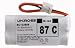Uniross BC102906 2 x AAA Cordless Telephone Battery 87C