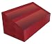 Aurora Products File Organizer, 12.5 x 5.69 x 5 Inches, Red Croc/Tartan Red (09296-6)