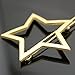 Q&Q Fashion Blogger Gold Shooting Star Cut Out Hair Pin Clip Dress Snap Barrette Hen Party