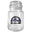 Colorado Rockies 31oz Glass Candy Jar - Primary Logo MLB Baseball
