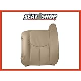 03 04 05 06 Chevy Suburban Tahoe GMC Yukon Shale Leather Seat Cover LH top by The Seat Shop