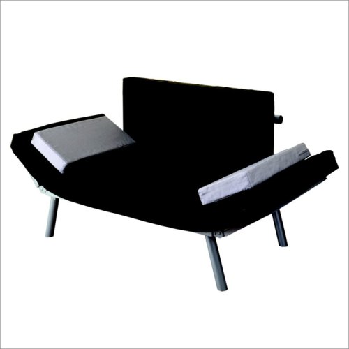 Ameriwood 55798W Euro Futon Black