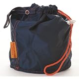 Navy Blue Small GoKnit Pouch Project Bag w/ Loop & Drawstring