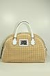 Dolce & Gabbana Handbags Straw and White Leather BB2979 (PRICE REDUCED)