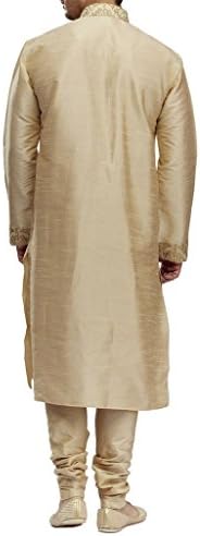 Panisha Men's Hridhaan's Wear Ethnic Kurta Pyjama Bollywood India Pakistani Medium Off White