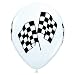 Latex Balloons - Racing Flags - Package of 10 [Toy]