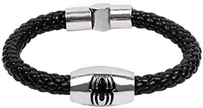 Superior Trade cool stuff 2015 New style Animal spider serpents woven men's jewelry Alloy accessories magnet buckle bracelet pulseras