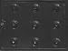 ROUND TRADIONAL TUFFLE PIECES CHOCOLATE MOLD