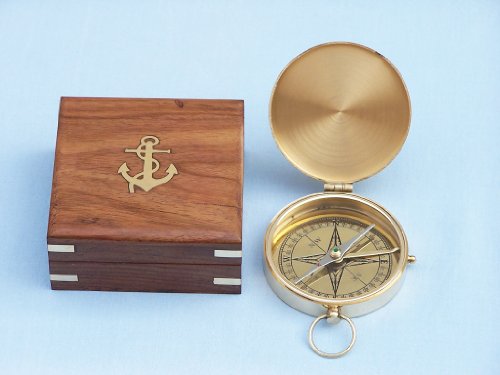 Brass Gentlemen's Compass 4