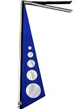 True Blue - bicycle safety flag - Large