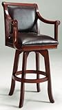 Palm Springs 30" Swivel Bar Stool in Medium Brown Cherry