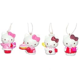 Hello Kitty Mini Ornaments 4-pk.