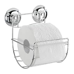 Wenko 16968100 Toilettenpapierhalter Milazzo Super-Loc - Befestigen ohne Bohren, Chrom, 13.5 x 15 x 14 cm