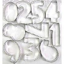 Tala Set of Number Cookie Cutters