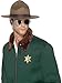 Sheriff Costume Hat Adult: Brown