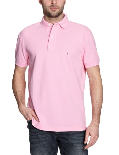 Tommy Hilfiger Herren NEW TOMMY KNIT POLO S/S RF 857811142, Gr. XL (BEGONIA PINK 661) Preisvergleich