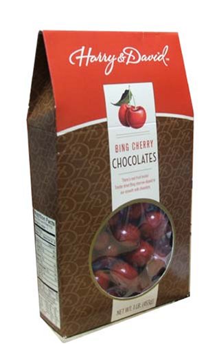 Harry and David Bing Cherry Christmas Holiday Gift Present Chocolates Pack 1 Lb Bag