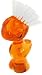 Koziol,Tweetie 5029509 Orange Vegetable Brush, 2,76X2,6X5,08-Inch
