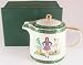 Irish souvenir teapot with dancing girls design to one side