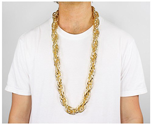 Gold Metal Rope Chain Necklace