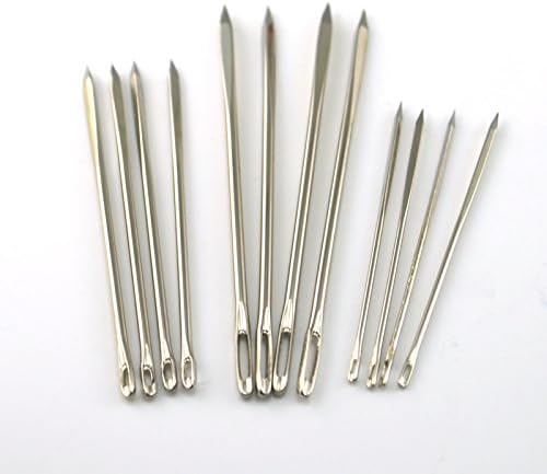 12ps DIY Canvas Fur Leather Tools Triangular Sewing Needle Hand Craf Knitting Tools Sewing Accessories 7cm 5.8cm 4.8cm Costura