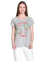 Sweet Years Camiseta Manga Corta (Gris Jaspeado)