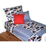 Classic Trains - Oversized Toddler Coverlet