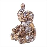 Playful Baby Elephant Porcelian Statue