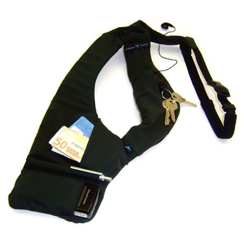 Trendwerk77 Urban Tool BasicHolster schwarz, Gr&ouml;sse S, Multifunktionale Unterarm Holster extra Fach f&uuml;r's Handy und/oder I-Phone, Fache f&uuml;r Geldb&ouml; ...