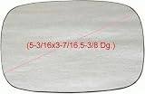 71-86 PONTIAC BONNEVILLE MIRROR GLASS RH (PASSENGER SIDE), (5-5/8 x 3-1/2, 5-3/4 Dg), Flat (1971 71 1972 72 1973 73 1974 74 1975 75 1976 76 1977 77 1978 78 1979 79 1980 80 1981 81 1982 82 1983 83 1984