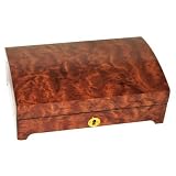 RaGar Domed Lid Wooden Jewelry Box - 8.75W x 3H in. - 572FXXG