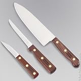 Chicago Cutlery Walnut Tradition 3-Piece Prep Knife Gift Set, Boxed