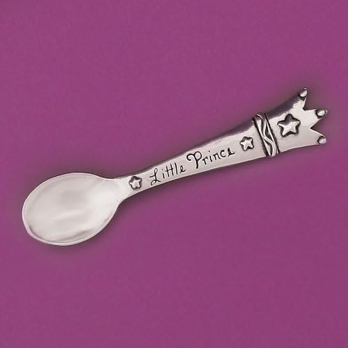 Basic Spirit Keepsake Baby Infant Spoons - Handcrafted Pewter (Little Prince)