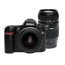 Nikon D80 10.2MP Digital SLR Camera Body + Tamron 28-80mm f/3.5-5.6 Aspherical Autofocus Lens + Tamron 70-300mm f/4-5.6 Di LD Macro Autofocus Lens KIT
