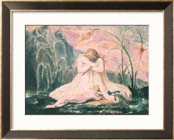 Book of Thel; Thel Leaning Over the 