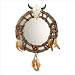 INDIAN Native American Bull's Skull Framed Wall Mirror