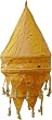 ShalinCraft Lampshades Multicolored Applique Embroidered Fabric Indian-Style (clamp045)