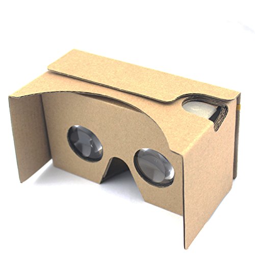 Google Cardboard V2.0 3D Glasses VR Virtual Reality Cardboard Kit--Inspired by Google Cardboard v2--Fit for 3--6inch Screen