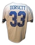 Autographed Tony Dorsett Dallas Cowboys White Throwback Jersey With Hof 94 Inscription Amazon.com