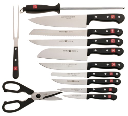 Wusthof 8318 Gourmet 18 Piece Knife Set with Block