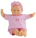 Corolle Laughing Baby Pink - 14" Bald Baby with Blue Eyes