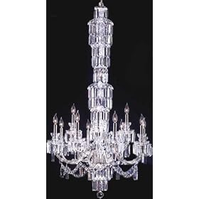 Buckingham Twelve Light Crystal Chandelier by James R. Moder