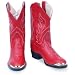 Children's Red Cowboy/Cowgirl Boots