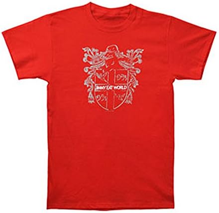 Jimmy Eat World Men's Crest T-shirt Small Red