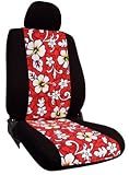 CUSTOM Chevy Malibu Seat Covers - FRONT FULL SET: Low Back Buckets w/ Adjustable Headrests (2008-2009) - Neo-Sport Fire Island - Made in the USA